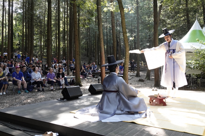 [젊은판소리다섯바탕] 정윤형 <적벽가>_10.04(금) 14:00, 편백나무숲(오송제)